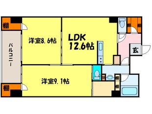 S‐FORT知恩院前の物件間取画像